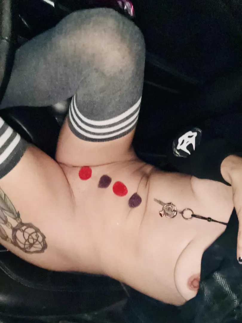 Eat them from top to bottom