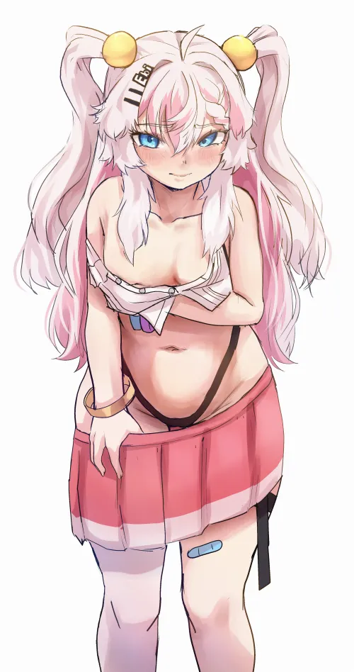 Ebi getting those pesky clothes out of the way [Indie vtuber]