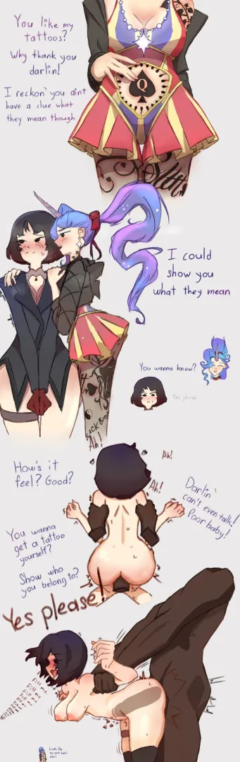 Edit Request: Can someone fix the skin color and tattoos, please?