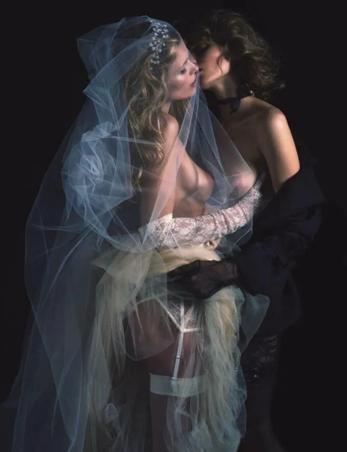 Edita Vilkeviciute & Abbey Lee Kershaw | Interview Mag, 12/1-2010/2011 | ph. Mario Sorrenti