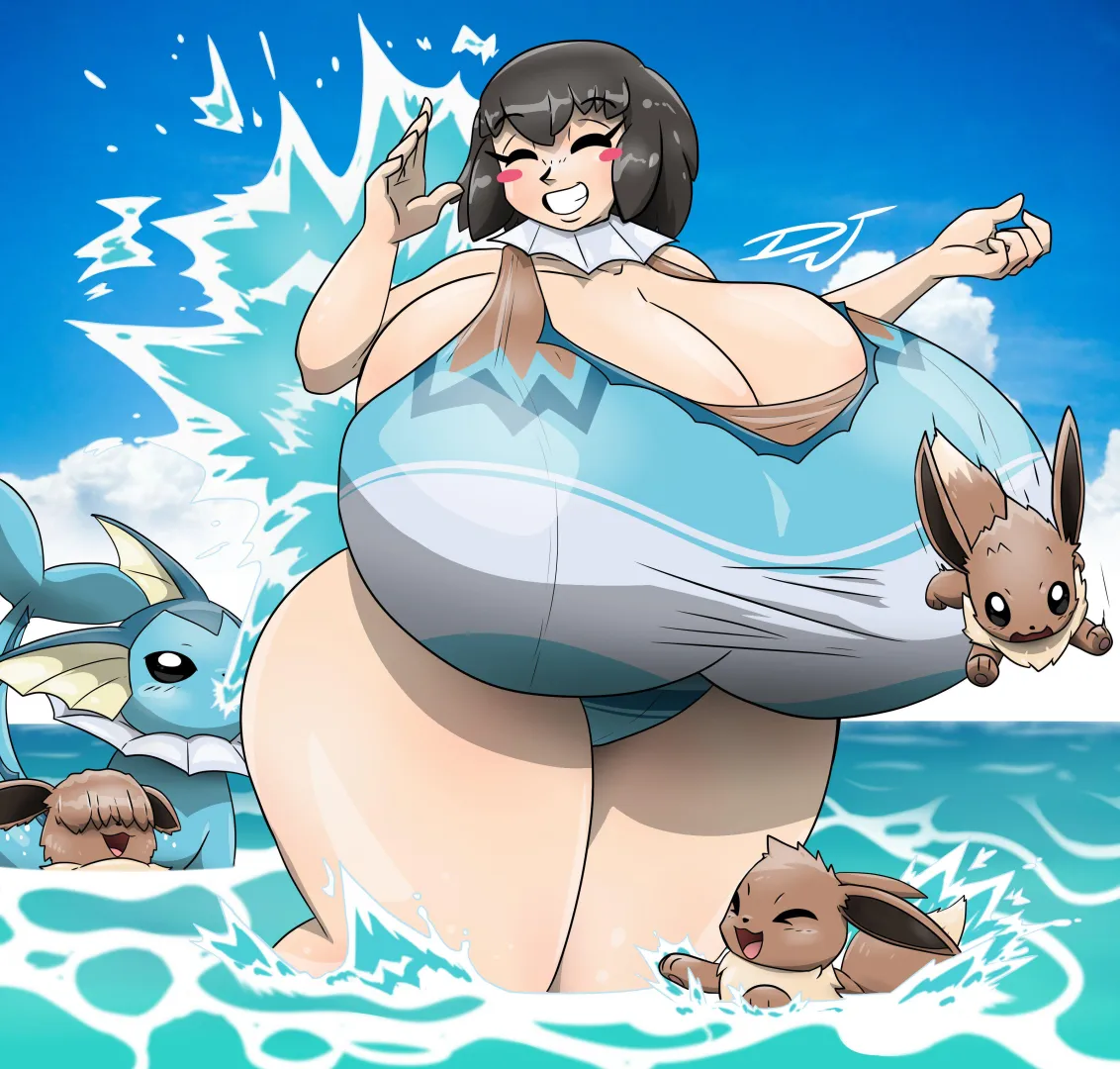 Eevee Girl Summer Time [Pokemon] (DJthePokemen)