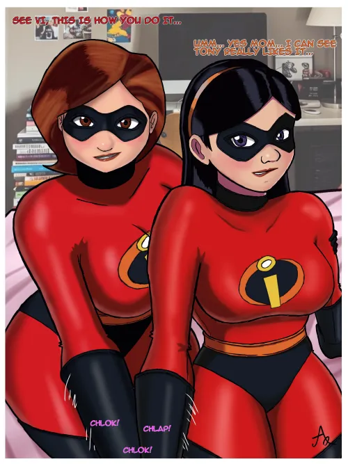 Elastigirl Teaches Violet