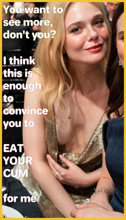 Elle Fanning knows how to tease