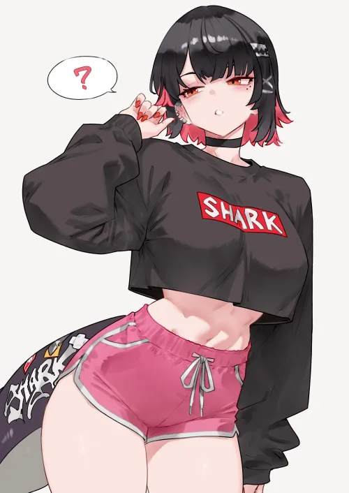 Ellen in dolphin shorts (bluefield) [Zenless Zone Zero]