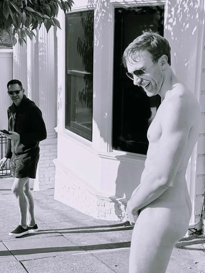 Embarrassed and loving it