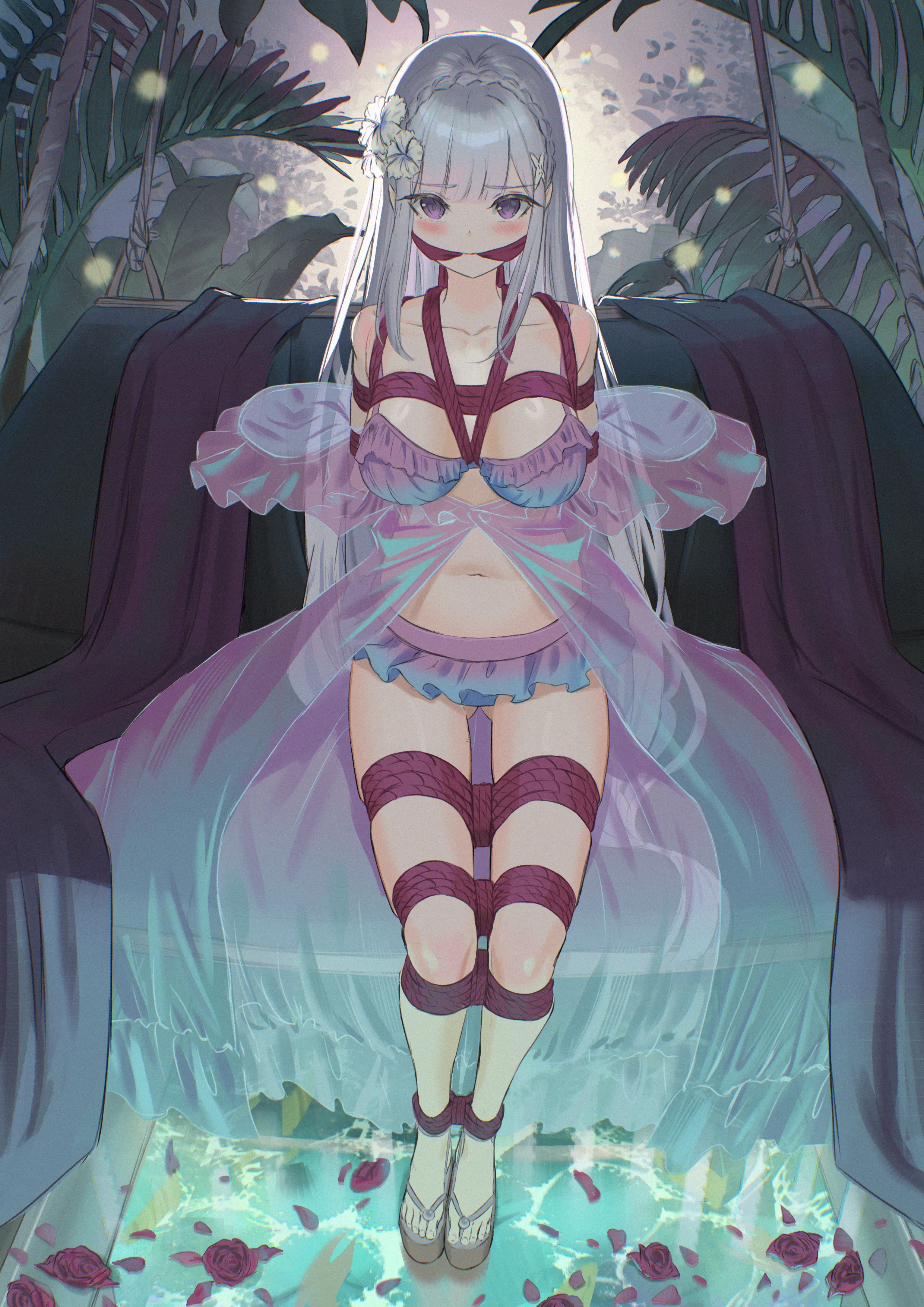 Emilia tied up [Re:Zero]