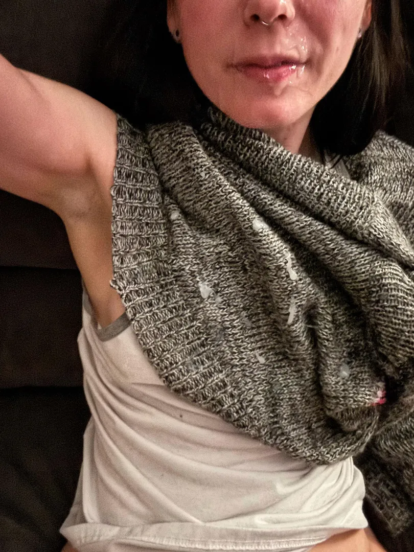 Ending hump day just how I like. Covered in cum