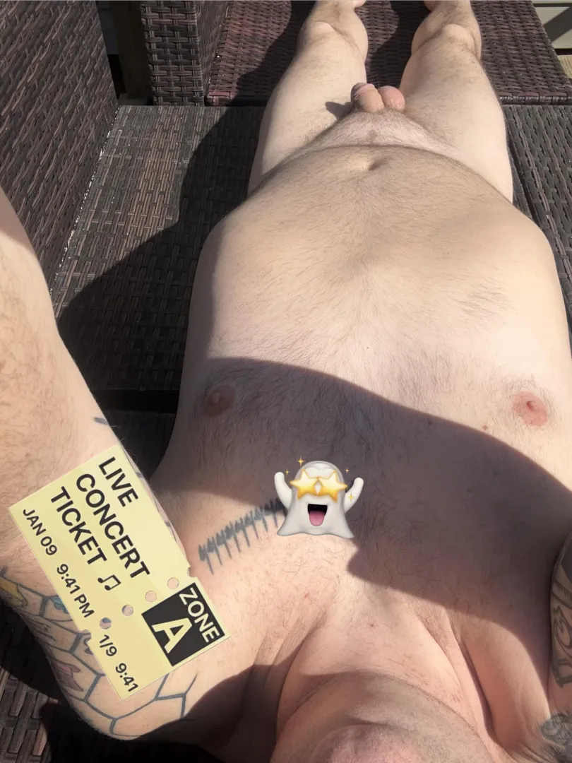 Enjoyed the sunny 70 day with soaking up some sun