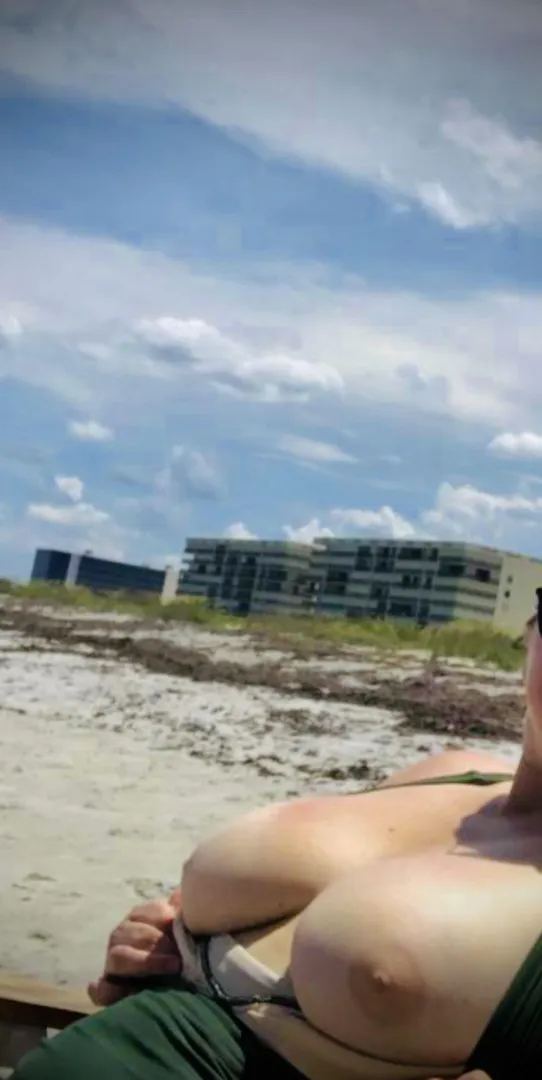 Enjoying Cocoa as much as the the people walking by