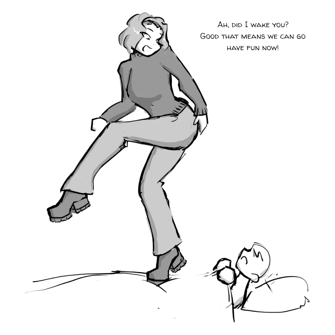 Entering and breaking.