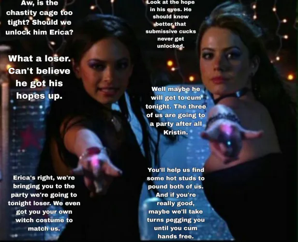 Erica Durance & Kristin Kreuk - Is the cage too tight?