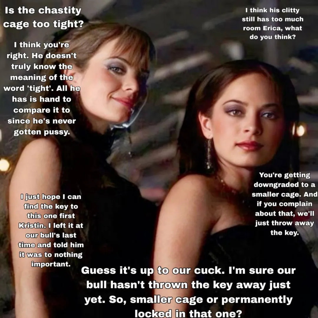 Erica Durance & Kristin Kreuk - Smaller cage or permanently locked?