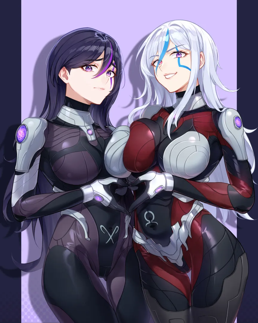 Eva and V'ehxness [The Hundred Line] (卡尔猫王)