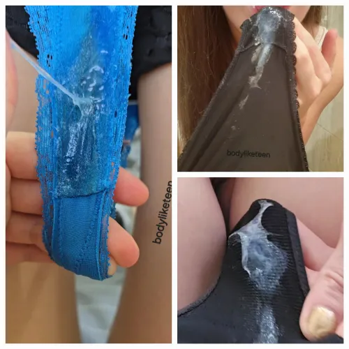 Every day big mess in my panties.. I really cant handle with my high libido..