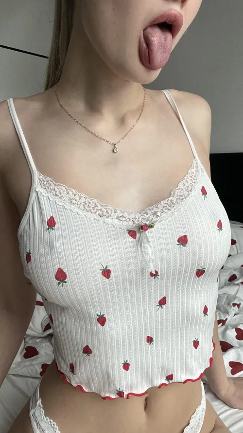 Every day is an opportunity for a braless adventure