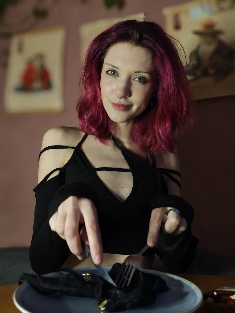 exclusive dish made from wet panties