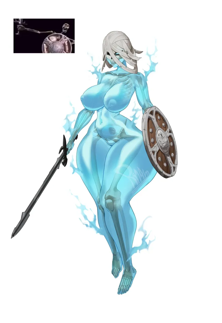 Extra thicc skeleton by ri14m_no