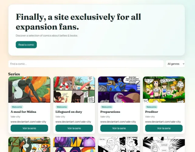 [F] I'm creating a website with free expansion comics (boobs & bellies)