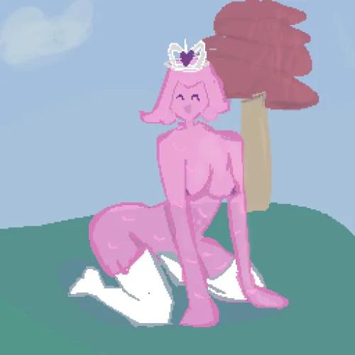 [F] queen slime in thigh highs