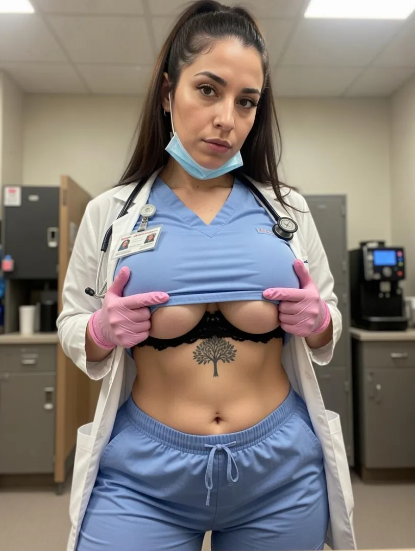 F27 - take me hard while i'm still in my scrubs