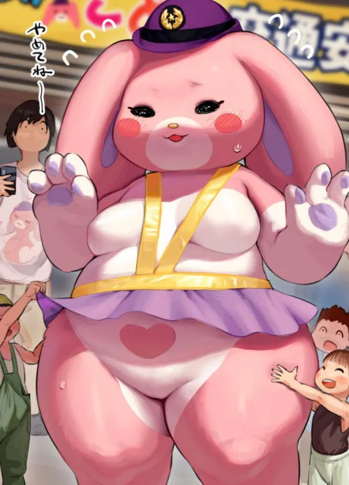 [F4M]  park mascot is surrounded by overly handsy boys!