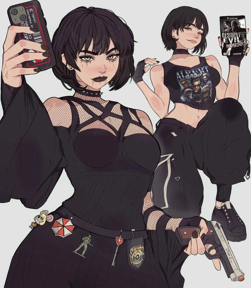 [F4M] Your best friend’s goth older sister loves perving and flirting with you~