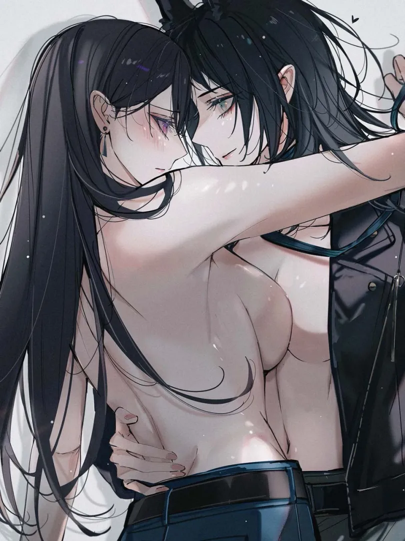 Fashionably intimate Taki and Umiri [BanG Dream!] (紅涙)