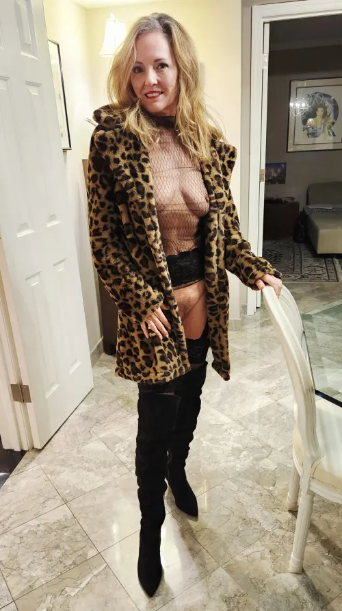 Faux, but fun fur ...