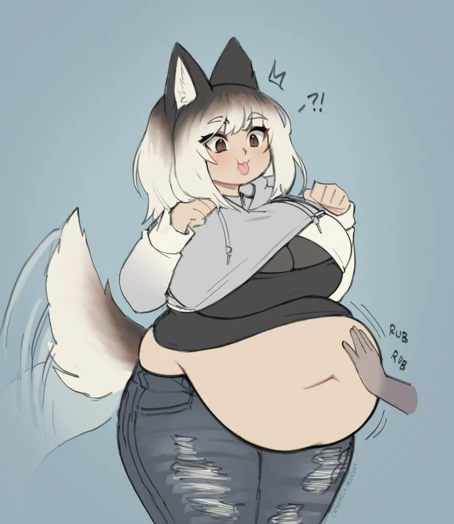 Fed catgirl (Catboymech)