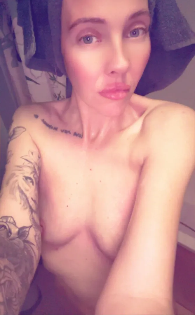 Feeling fresh and smelling good enough to eat after my shower