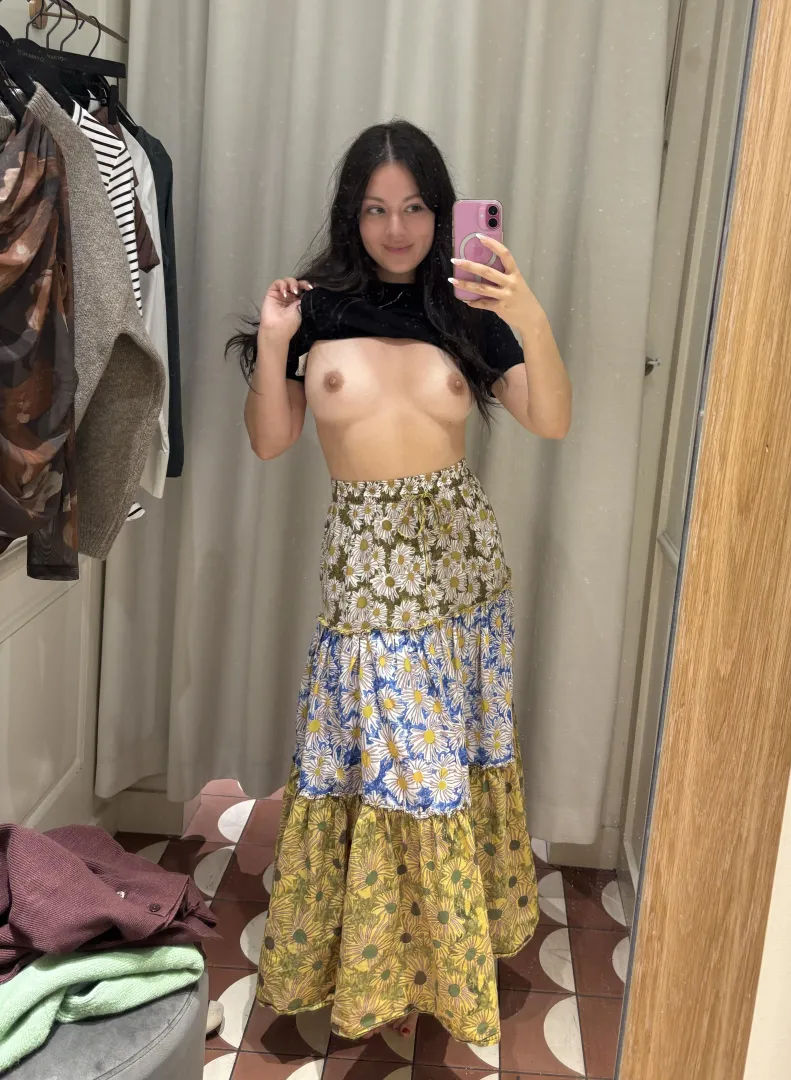Feeling playful in the fitting room