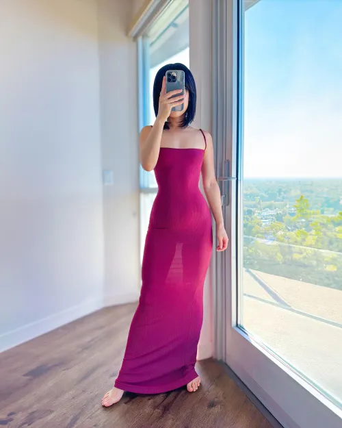 Feels like a good morning in this dress