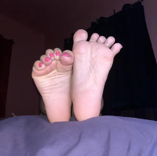 Feet up and feeling cozy 