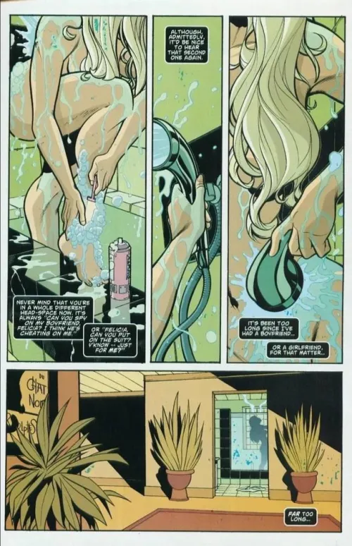 Felicia pleasuring herself in the shower [spider man the evil men that do it#1]