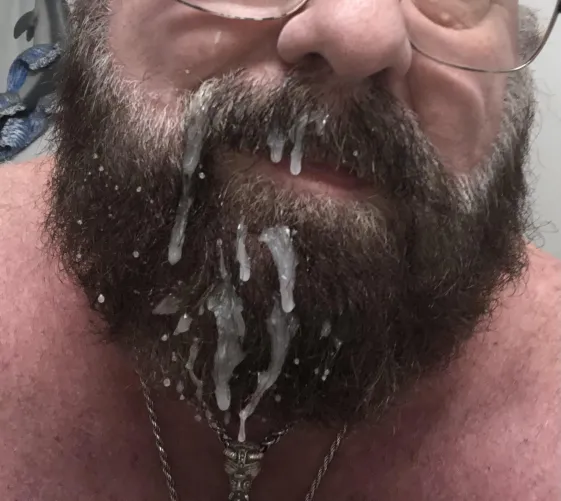 Felt so good. Got some to taste too.