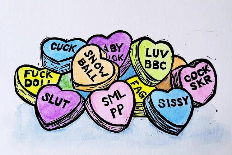 Femdom Conversation Hearts (OC)