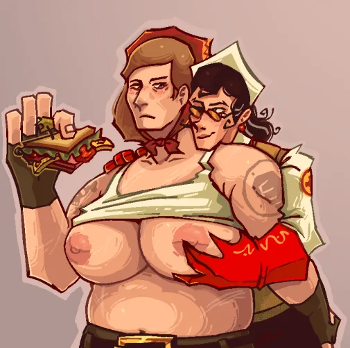 Femheavy and Femmedic by gr33nn3zd