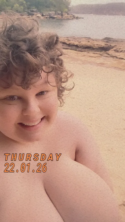 First bare swim of the year