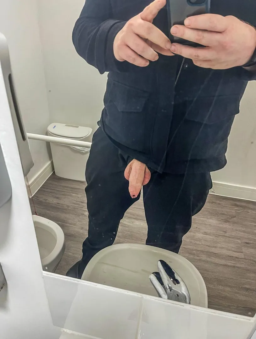 First ever work dick flash