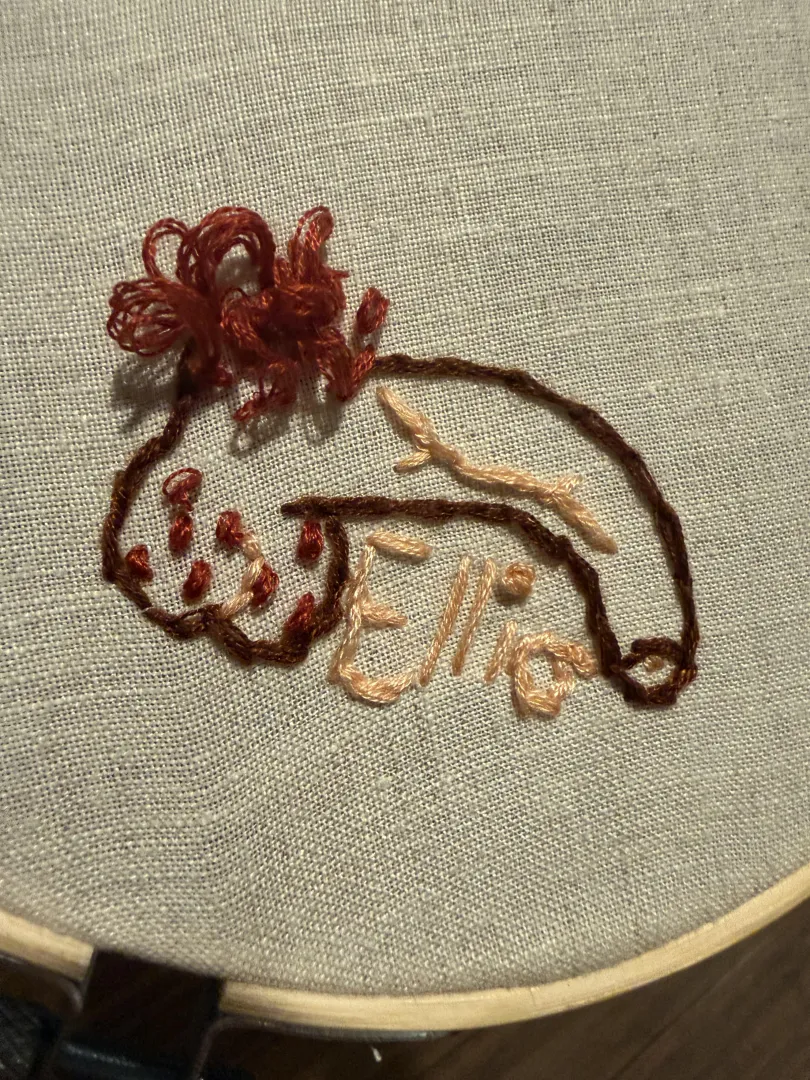 First freehand piece I made for a friend