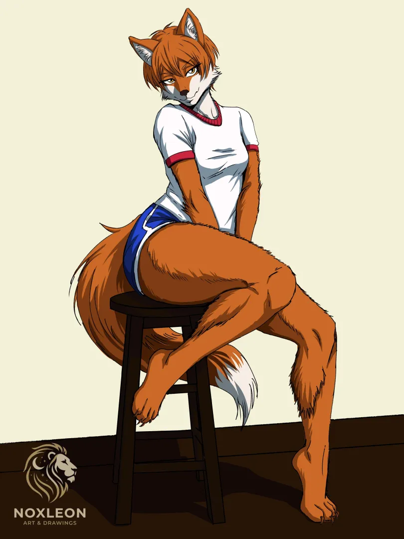 First furry artwork finished ✨ - Sena (OC)