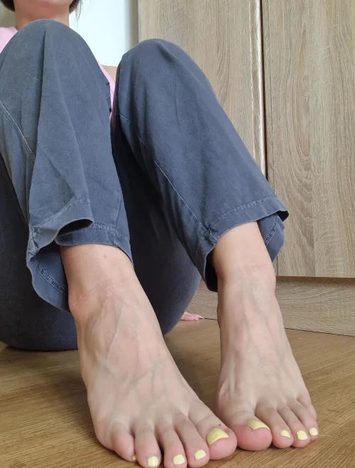 First thing that came to your mind when you saw my feet