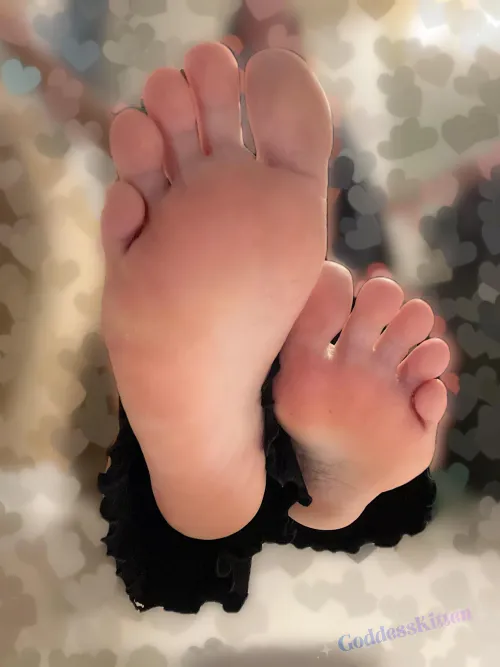 First thoughts when you glanced at my soles?