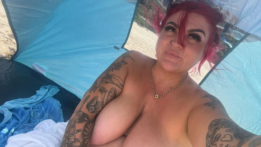 First time at the nude beach Aus