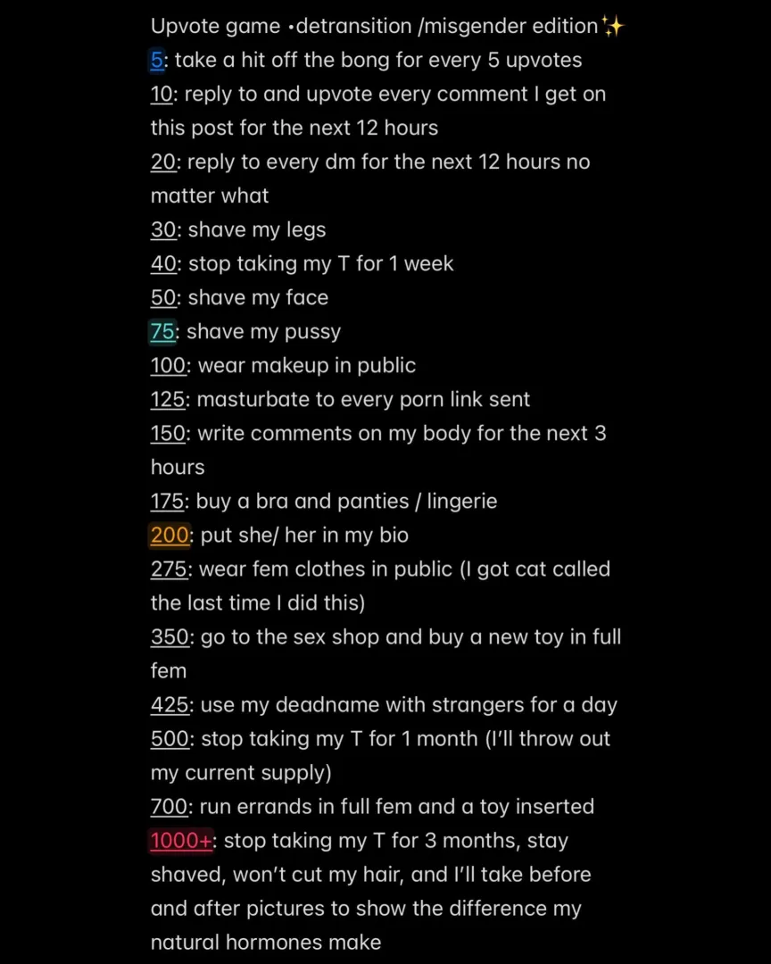 First time doing this  it can’t possibly get that high, right? - detrans upvote game