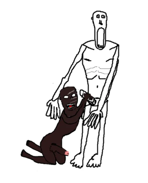 First Time Drawing I know Its Bad Scp 096 and 106