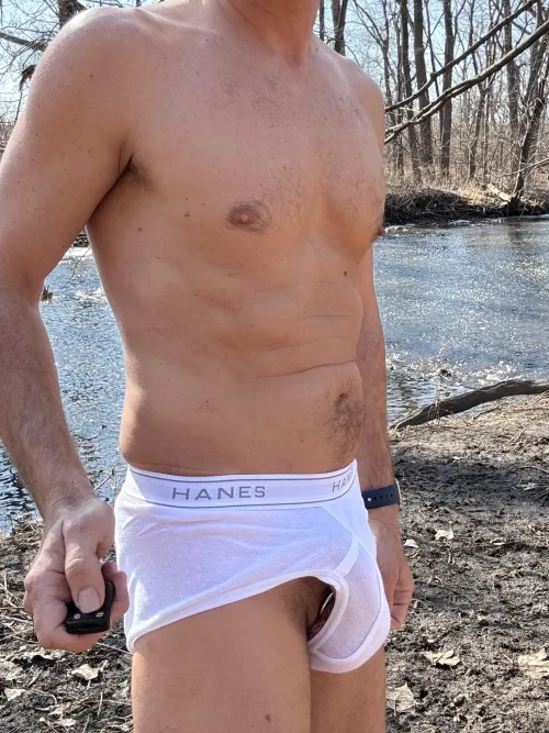 Fishin’ at the creek in Hanes