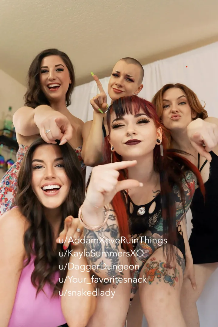 Five women, and you still insist “size doesn’t matter.” We admire your confidence.