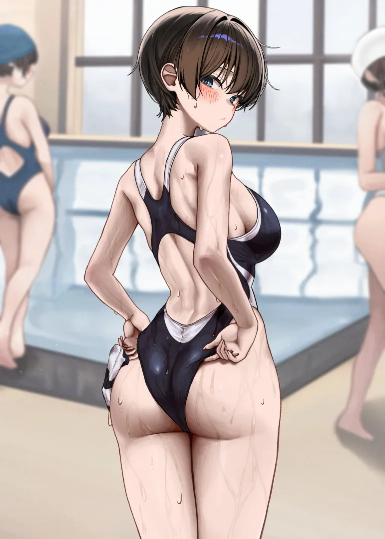 Fixing Her Swimsuit [Original]