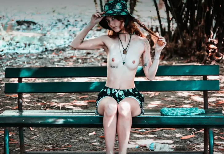 Flashing everyone in the park lol